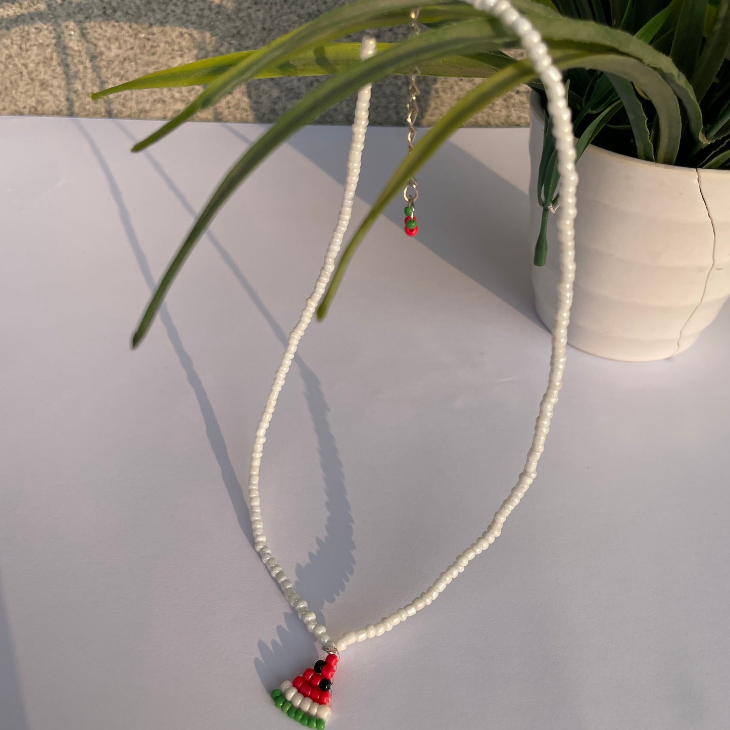 Watermelon Charm Necklace